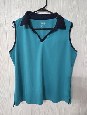 Made for Life Blue Women’s PXL Sleeveless Tank Activewear